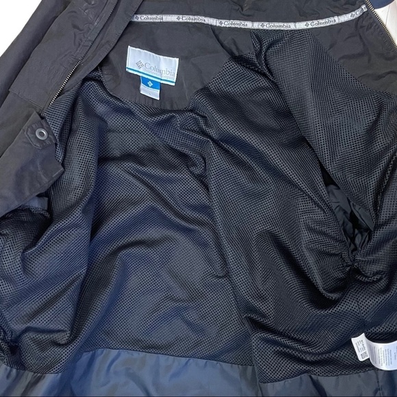 Columbia Men’s Black Full Zip Long Sleeved Lightweight Cotton Blend Jacket - Picture 13 of 16